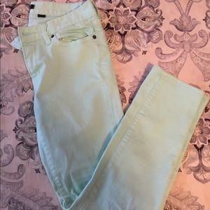 Jcrew garment dyed toothpick jeans